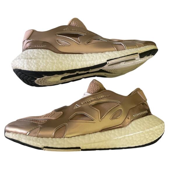 Adidas Stella McCartney Ultra Boost 22 Sneakers Rose Gold Size 9 - Picture 7 of 9